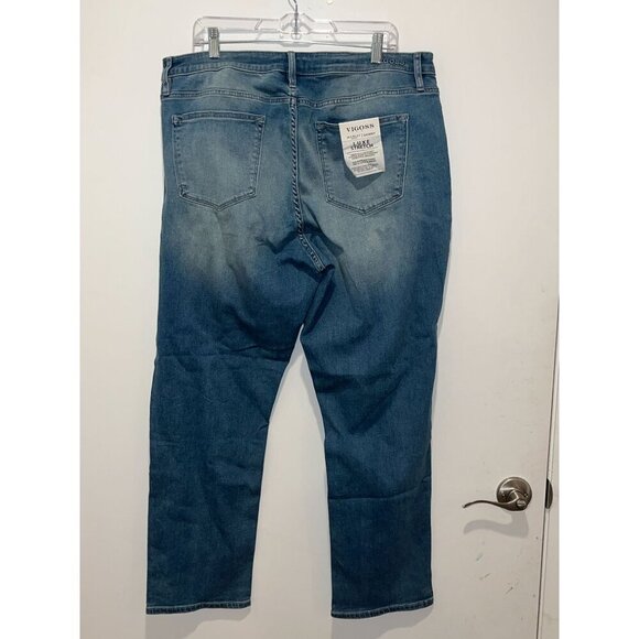NWT Vigoss Marley Skinny Luxe Stretch Blue Jeans For Women Size 20 - Picture 6 of 12
